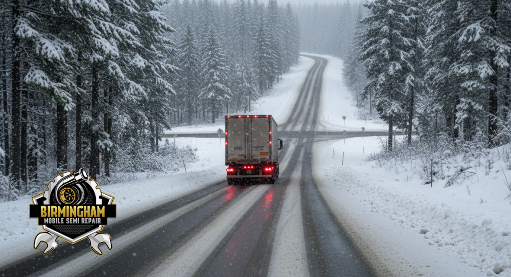 Winter Driving With an Automatic Transmission: What Truckers Need to Know 1 Birmingham Mobile Semi Repair Alabama Winter Driving With Automatic Transmission Semi Truck What To Do